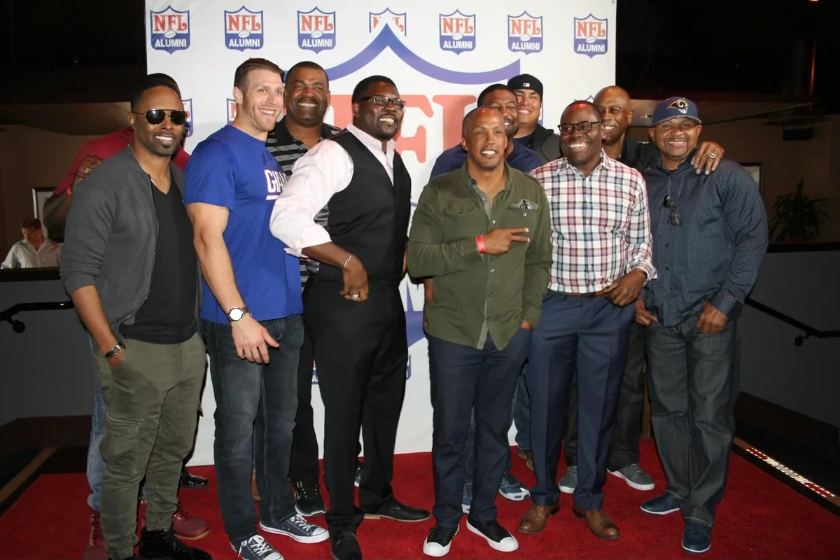 Players Congress members and NFL Alumni gathered at an alumni event