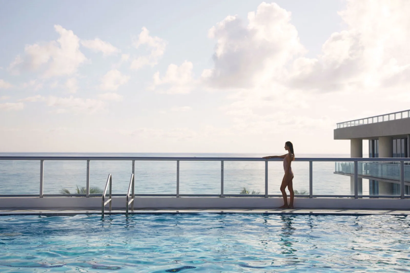 Oceanfront pool at Carillon Miami Wellness Resort