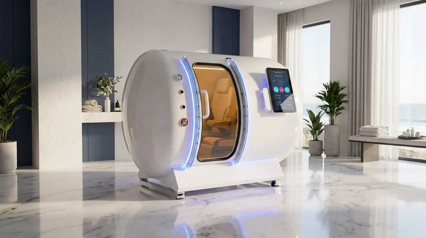 Hyperbaric oxygen chamber at HyperMed Wellness